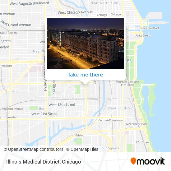 Illinois Medical District map
