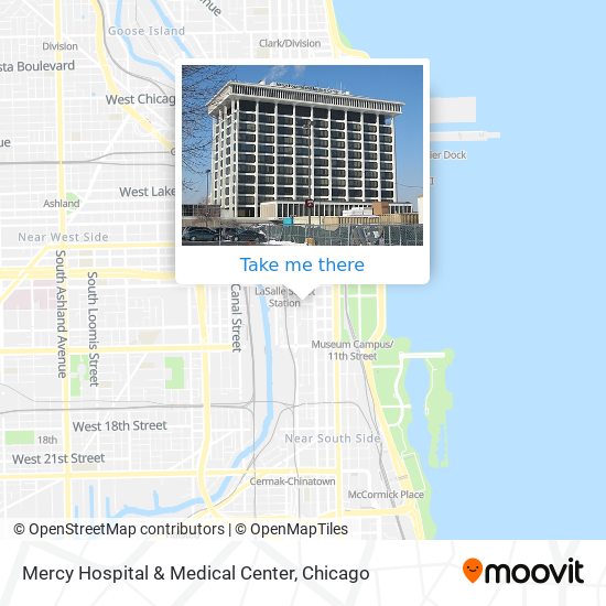 Mercy Hospital & Medical Center map