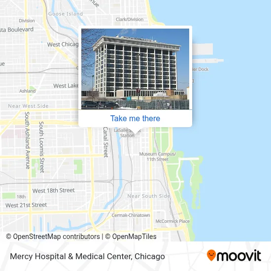 Mercy Hospital & Medical Center map