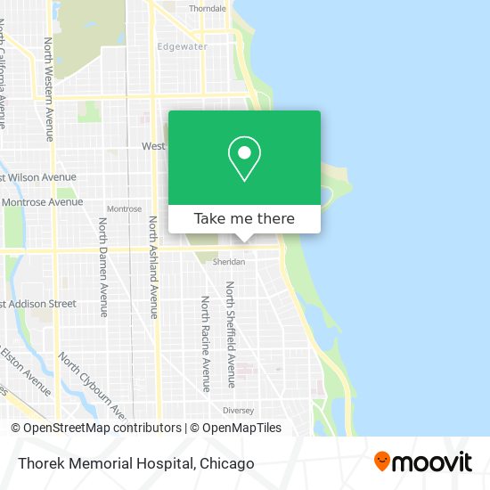 Mapa de Thorek Memorial Hospital