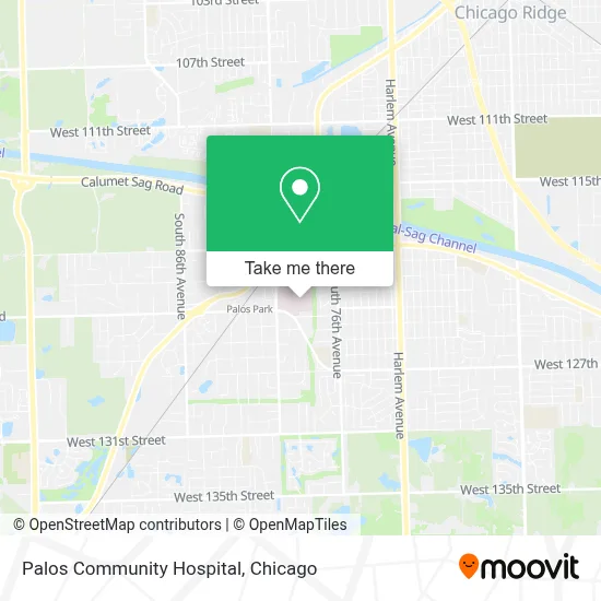 Palos Community Hospital map