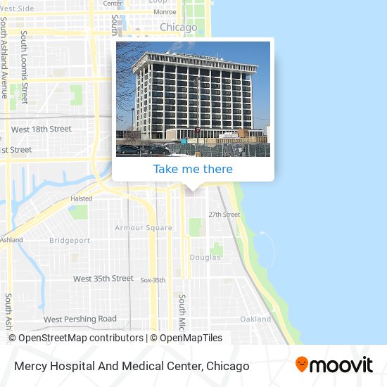 Mercy Hospital And Medical Center map
