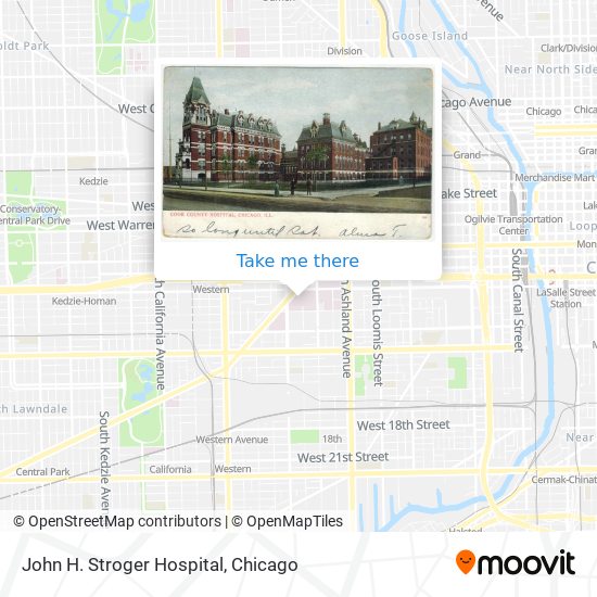 John H. Stroger Hospital map