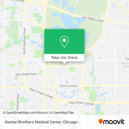 Mapa de Alexian Brothers Medical Center