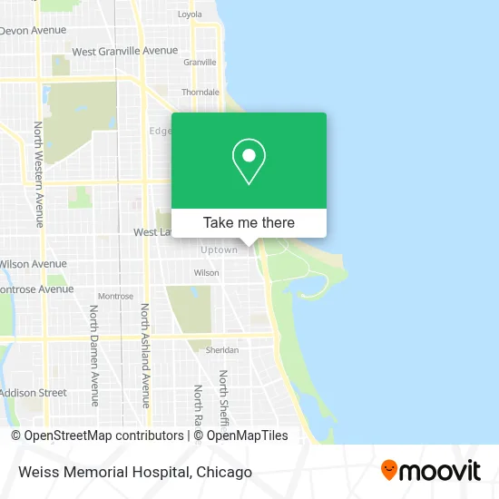 Weiss Memorial Hospital map