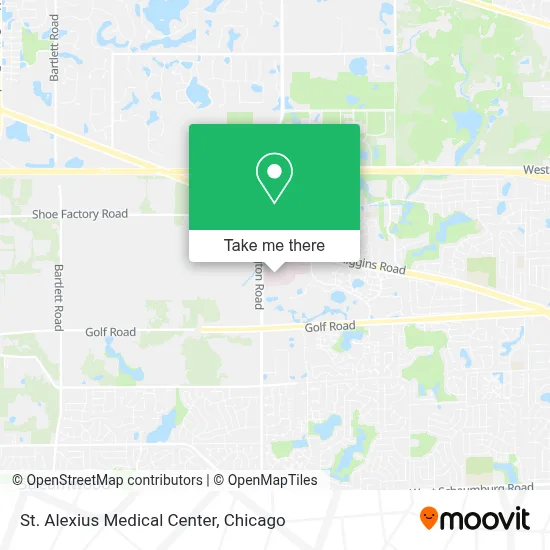 St. Alexius Medical Center map