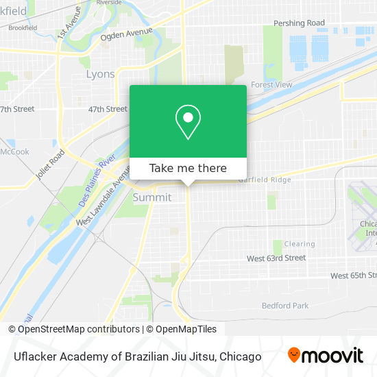 Uflacker Academy of Brazilian Jiu Jitsu map