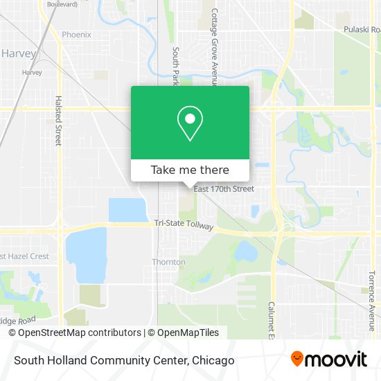 South Holland Community Center map