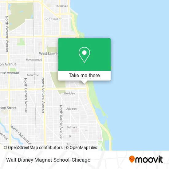 Walt Disney Magnet School map