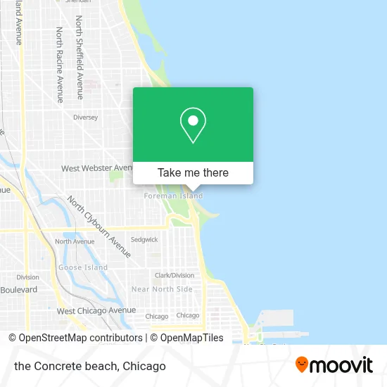 the Concrete beach map