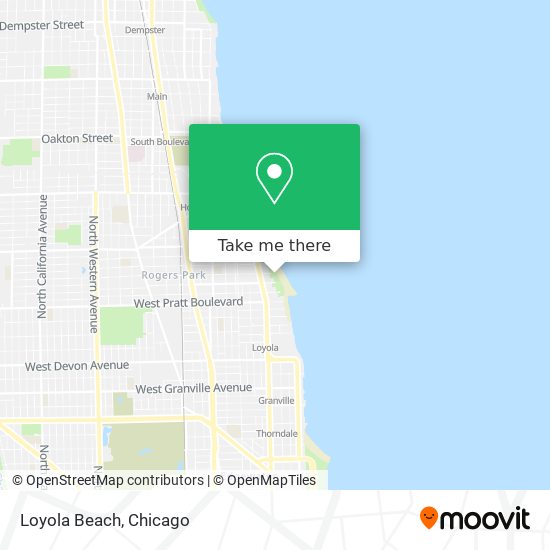 Loyola Beach map
