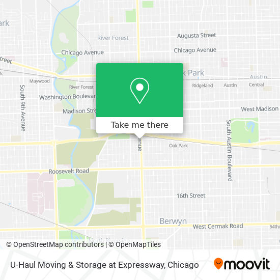 Mapa de U-Haul Moving & Storage at Expressway