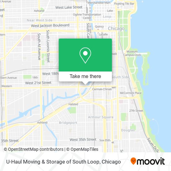 U-Haul Moving & Storage of South Loop map