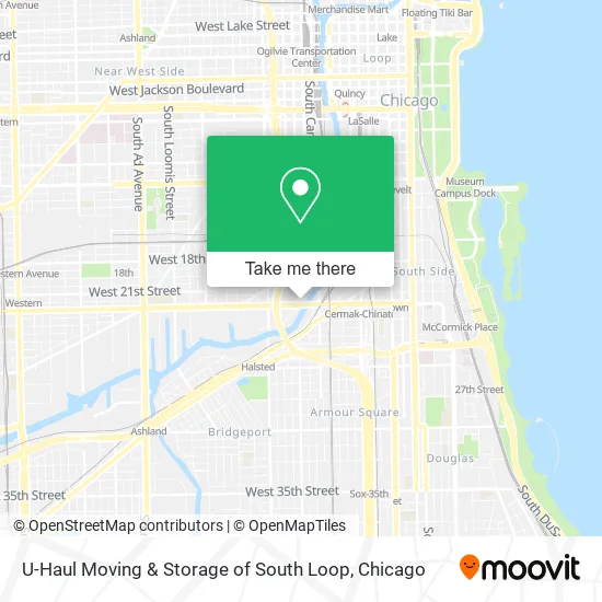 Mapa de U-Haul Moving & Storage of South Loop