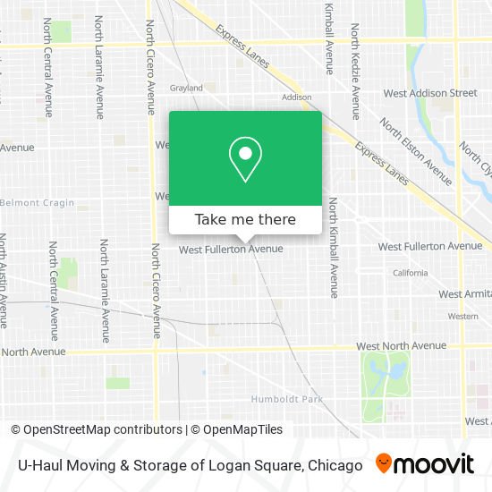 U-Haul Moving & Storage of Logan Square map