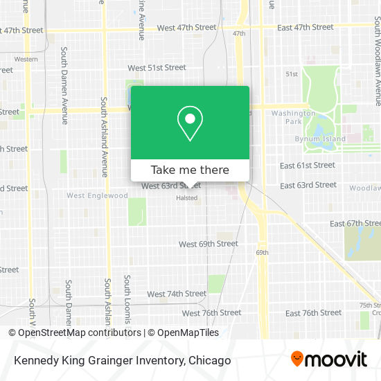 Mapa de Kennedy King Grainger Inventory