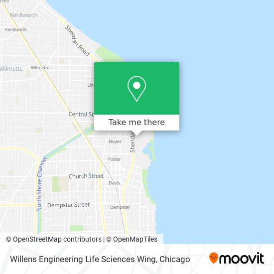 Willens Engineering Life Sciences Wing map