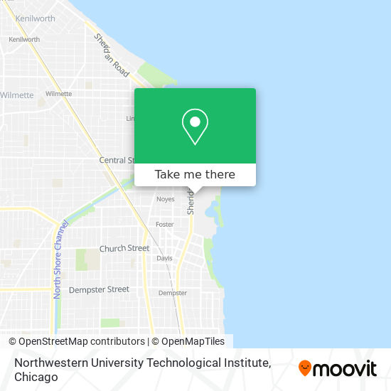 Mapa de Northwestern University Technological Institute