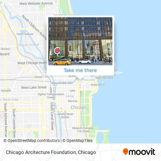 Chicago Arcitecture Foundation map