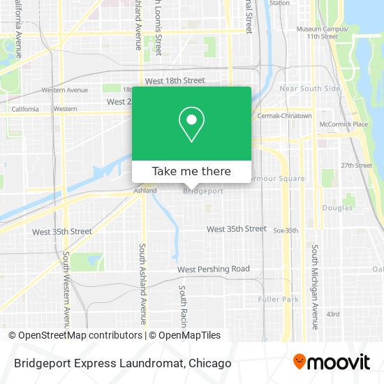 Bridgeport Express Laundromat map