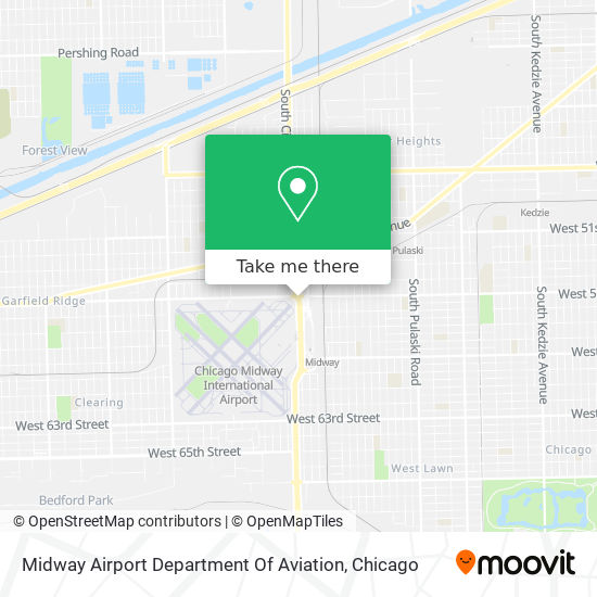 Mapa de Midway Airport  Department Of Aviation