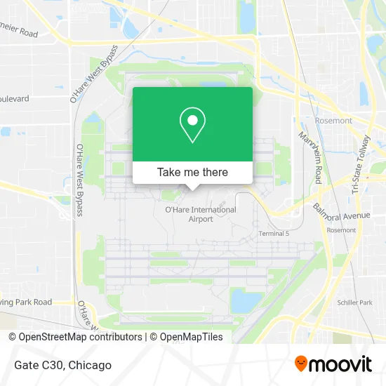 Gate C30 map