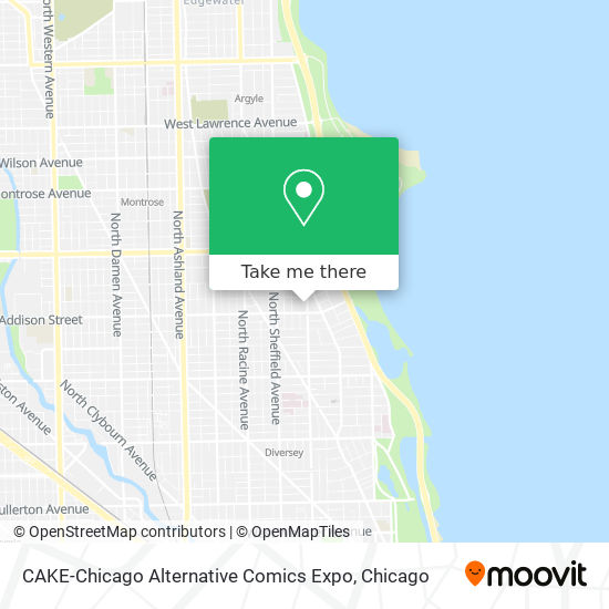 CAKE-Chicago Alternative Comics Expo map