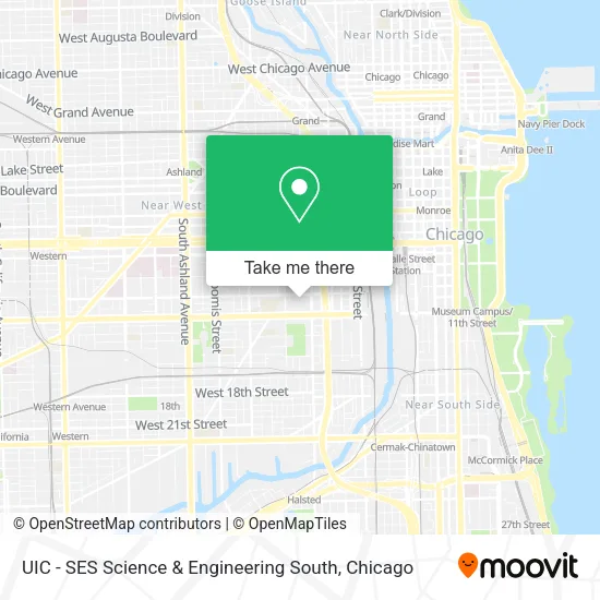 Mapa de UIC - SES Science & Engineering South