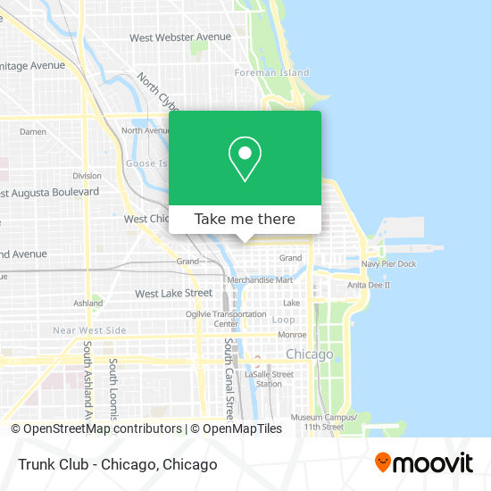 Mapa de Trunk Club - Chicago
