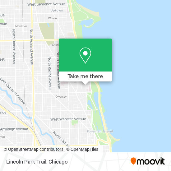 Lincoln Park Trail map
