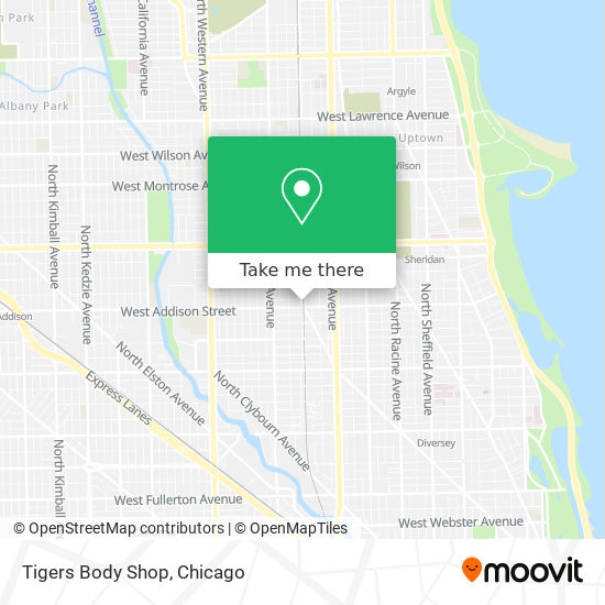 Mapa de Tigers Body Shop