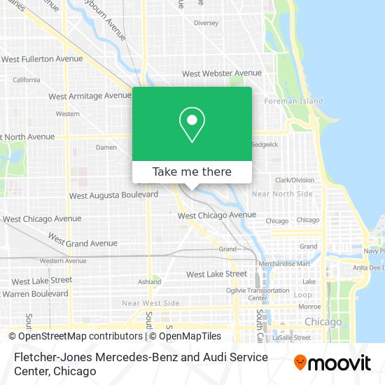 Fletcher-Jones Mercedes-Benz and Audi Service Center map