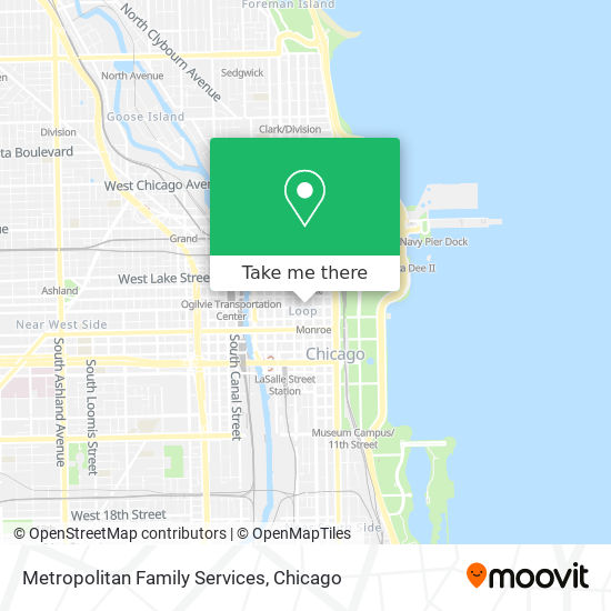 Mapa de Metropolitan Family Services