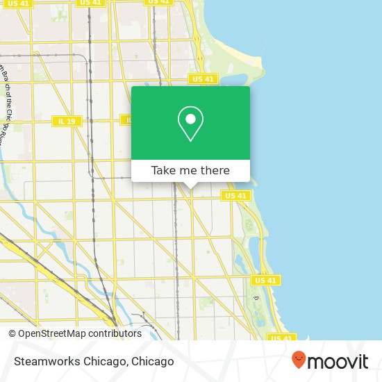 Steamworks Chicago map