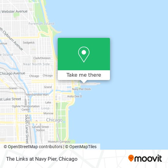 The Links at Navy Pier map