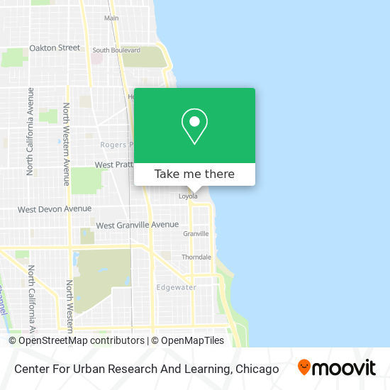 Center For Urban Research And Learning map