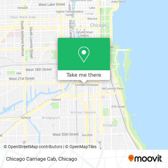Chicago Carriage Cab map