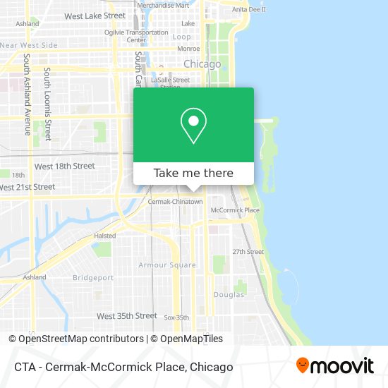 CTA - Cermak-McCormick Place map