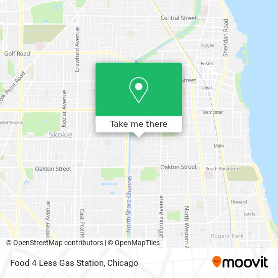 Mapa de Food 4 Less Gas Station