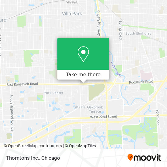 Thorntons Inc. map