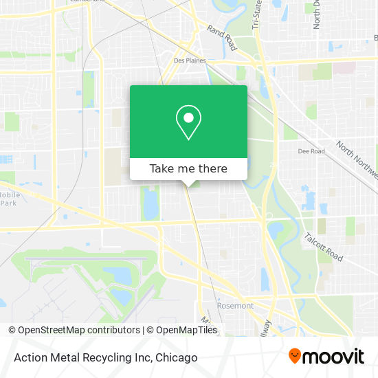 Mapa de Action Metal Recycling Inc