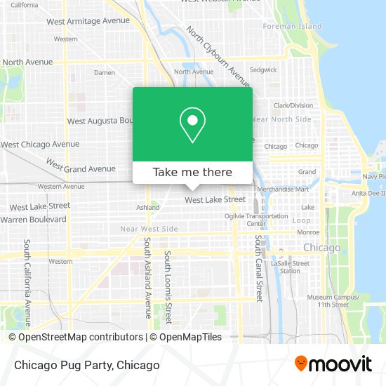 Chicago Pug Party map