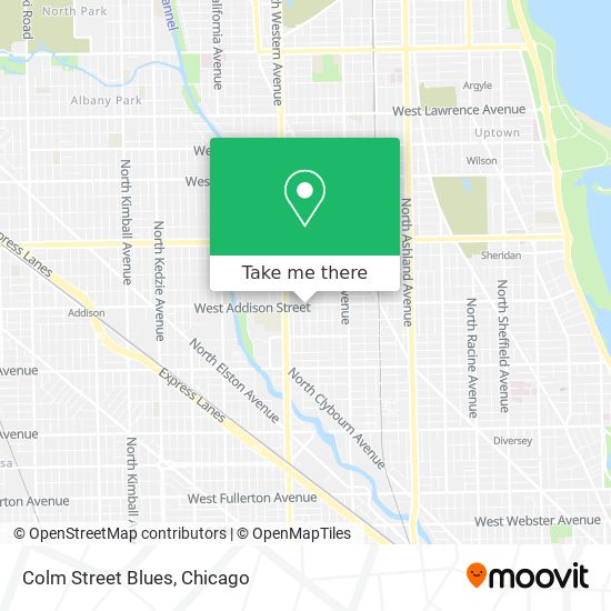 Colm Street Blues map