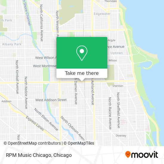 RPM Music Chicago map