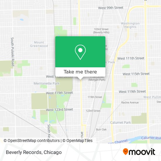 Beverly Records map