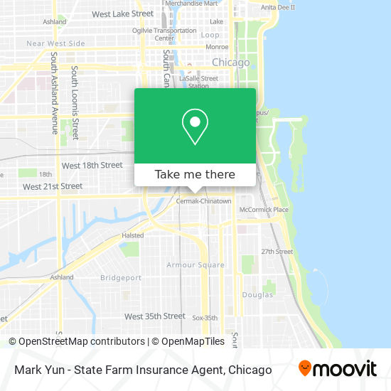 Mapa de Mark Yun - State Farm Insurance Agent