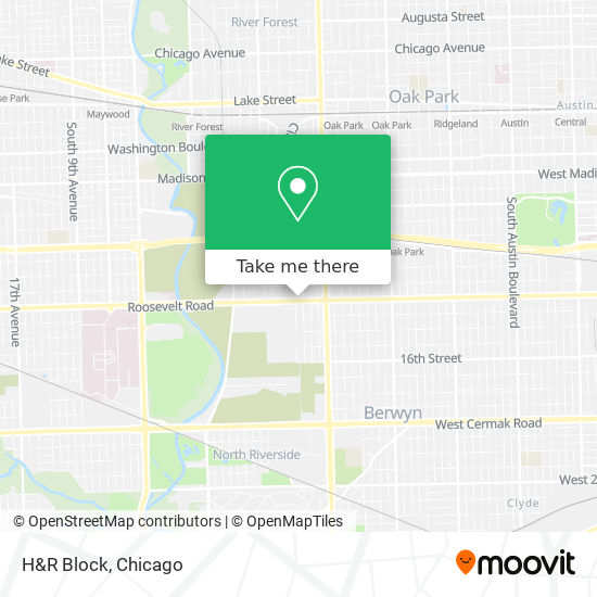 H&R Block map