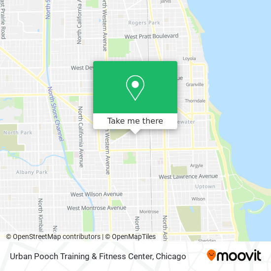 Urban Pooch Training & Fitness Center map