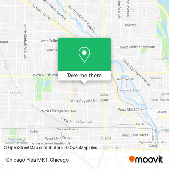 Chicago Flea MKT map