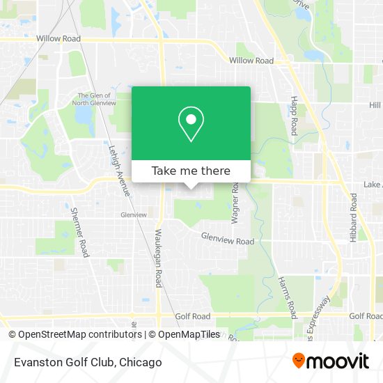 Mapa de Evanston Golf Club